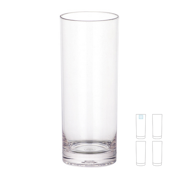 Transparante polycarbonaat bekers